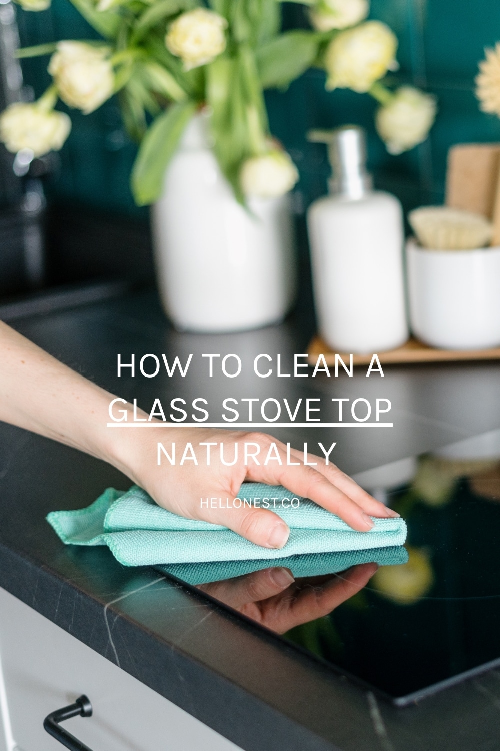 How to clean a glass stove top naturally