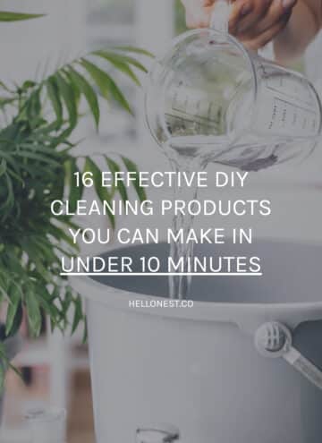 quick diy cleaning products