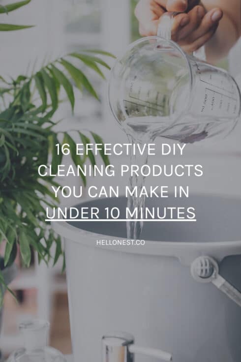 quick diy cleaning products