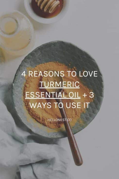 Turmeric essential oil uses