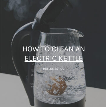 How to clean an electric kettle