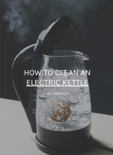 How to clean an electric kettle