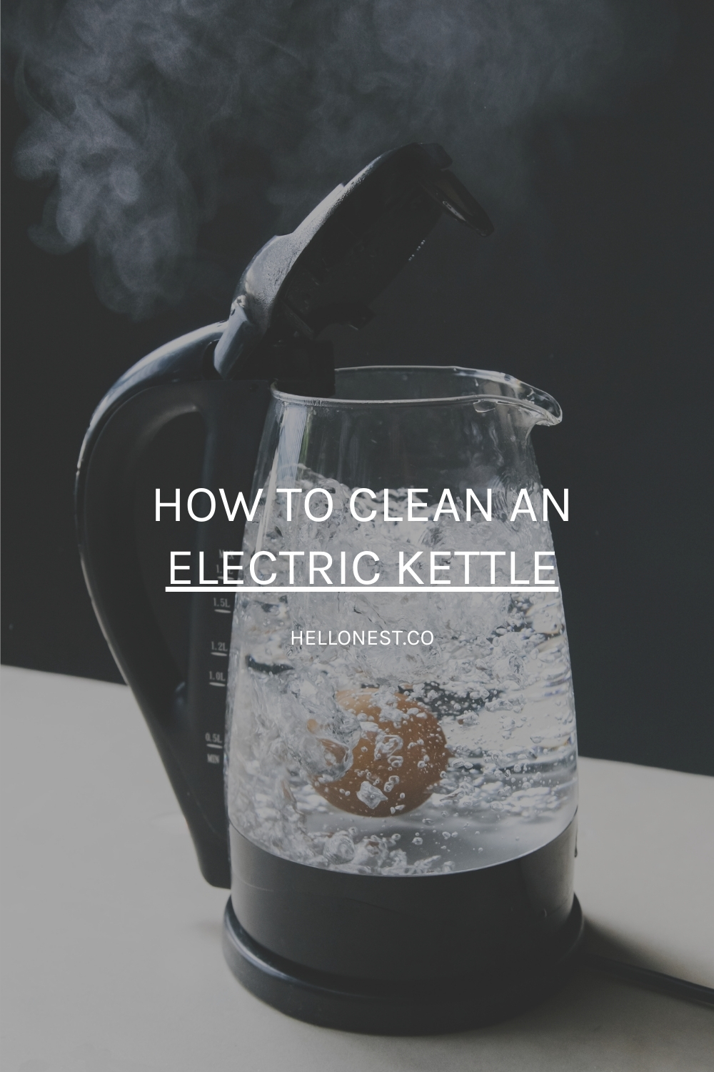 How to clean an electric kettle