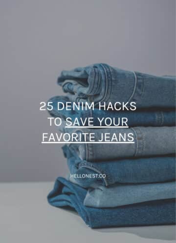 25 denim hacks