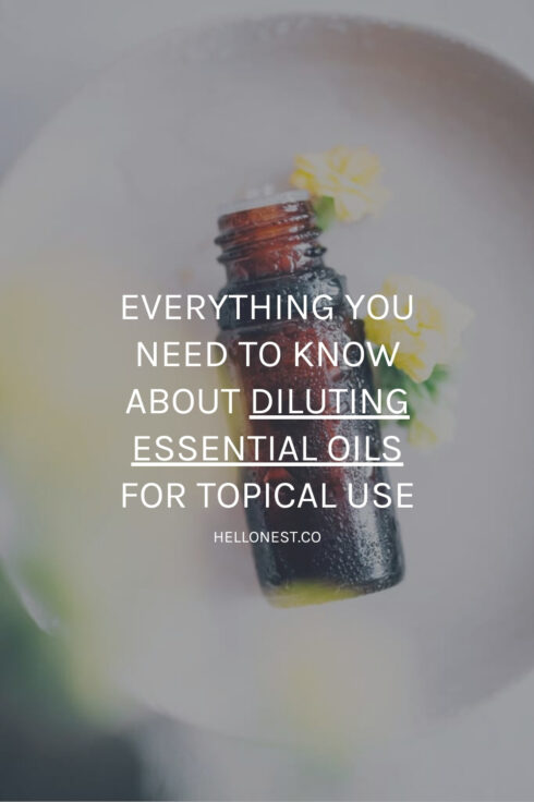 essential oil dilution guide