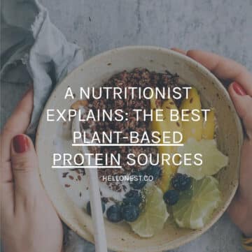 Plant based protein sources