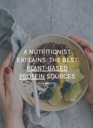 Plant based protein sources