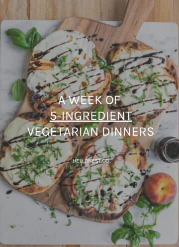 5 ingredient vegetarian dinners