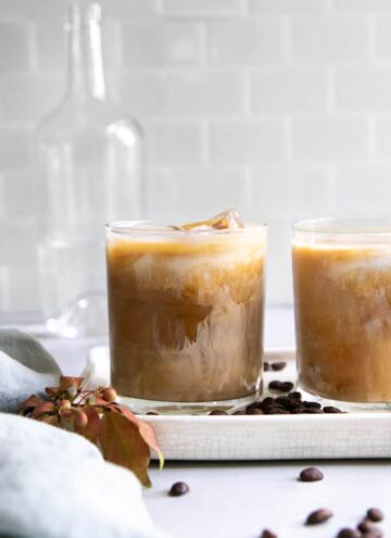 DIY kahlua White Russian