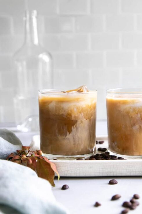 DIY kahlua White Russian