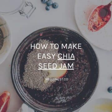 Easy chia seed jam