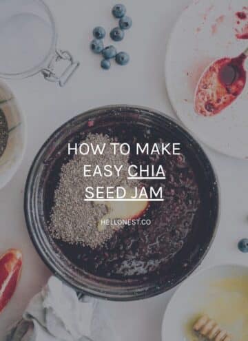 Easy chia seed jam