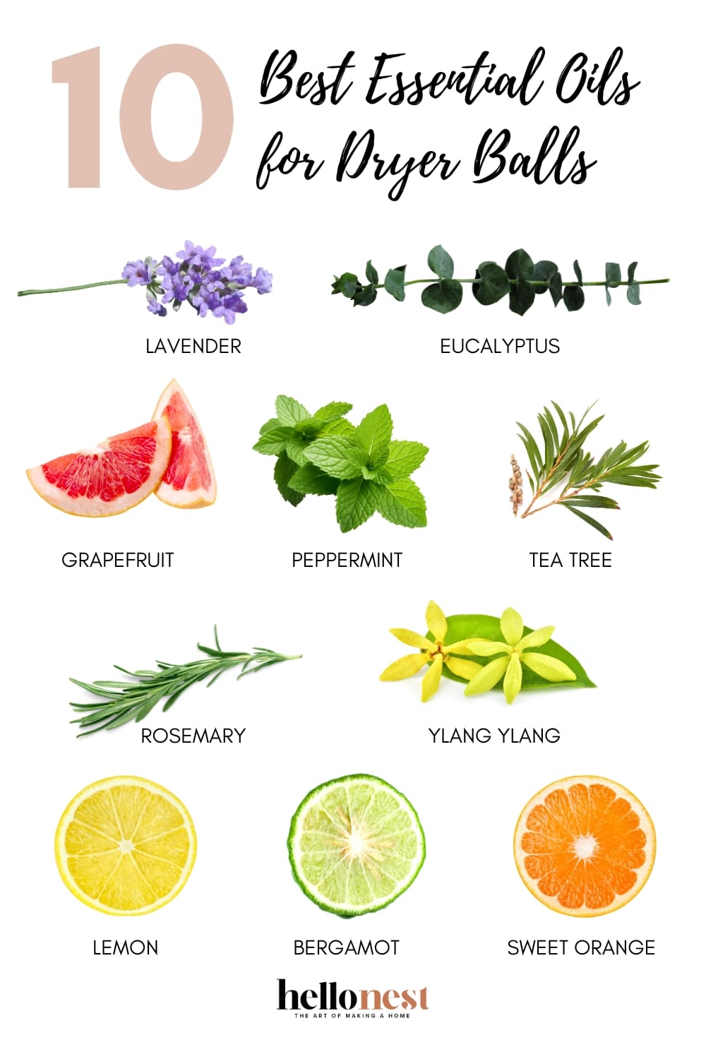 essential oils for dryer balls