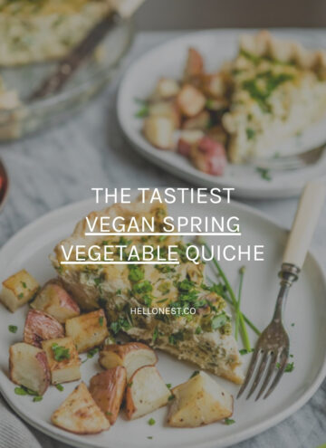 Vegan Spring Vegetable Quiche