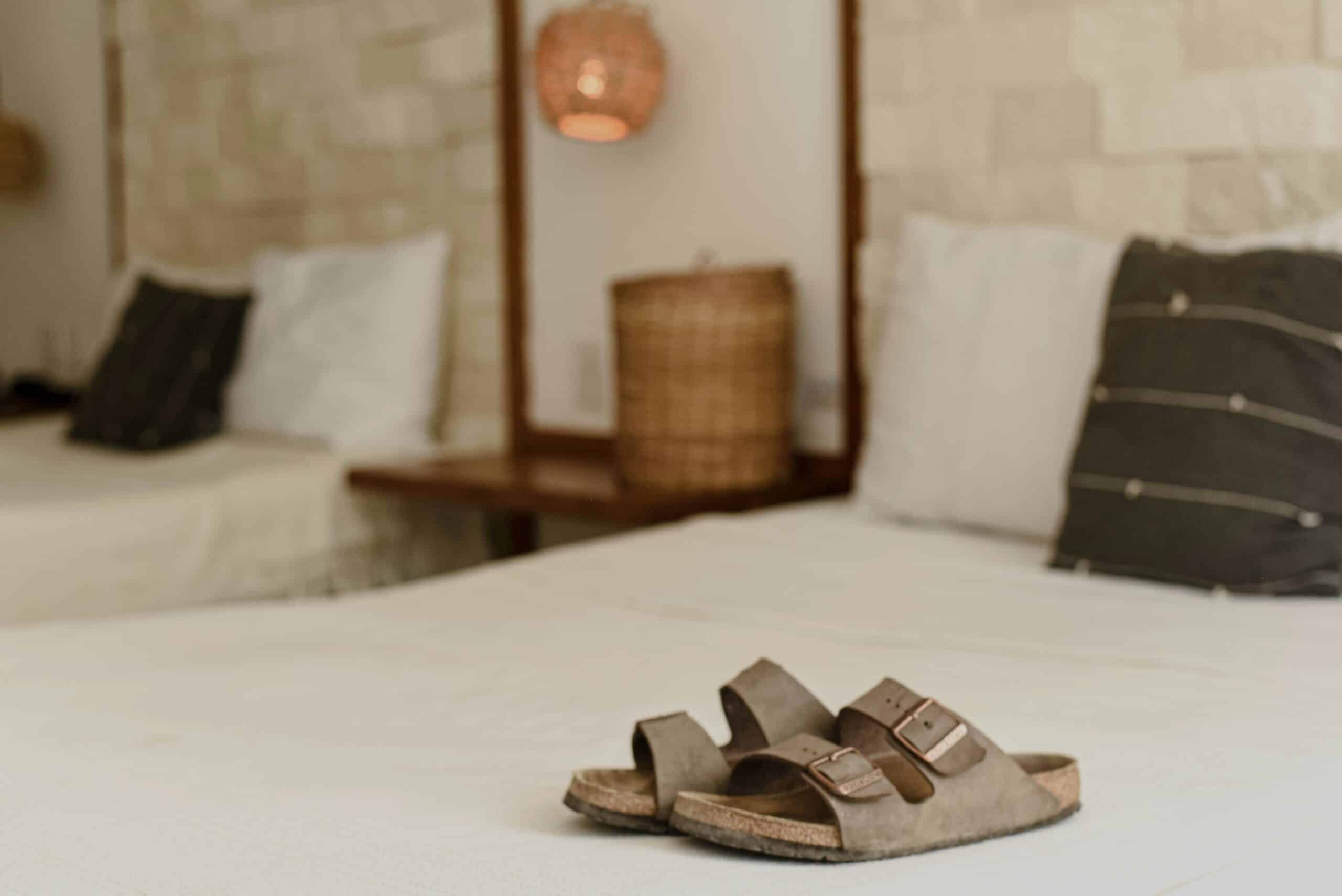 Clean Birkenstock sandals